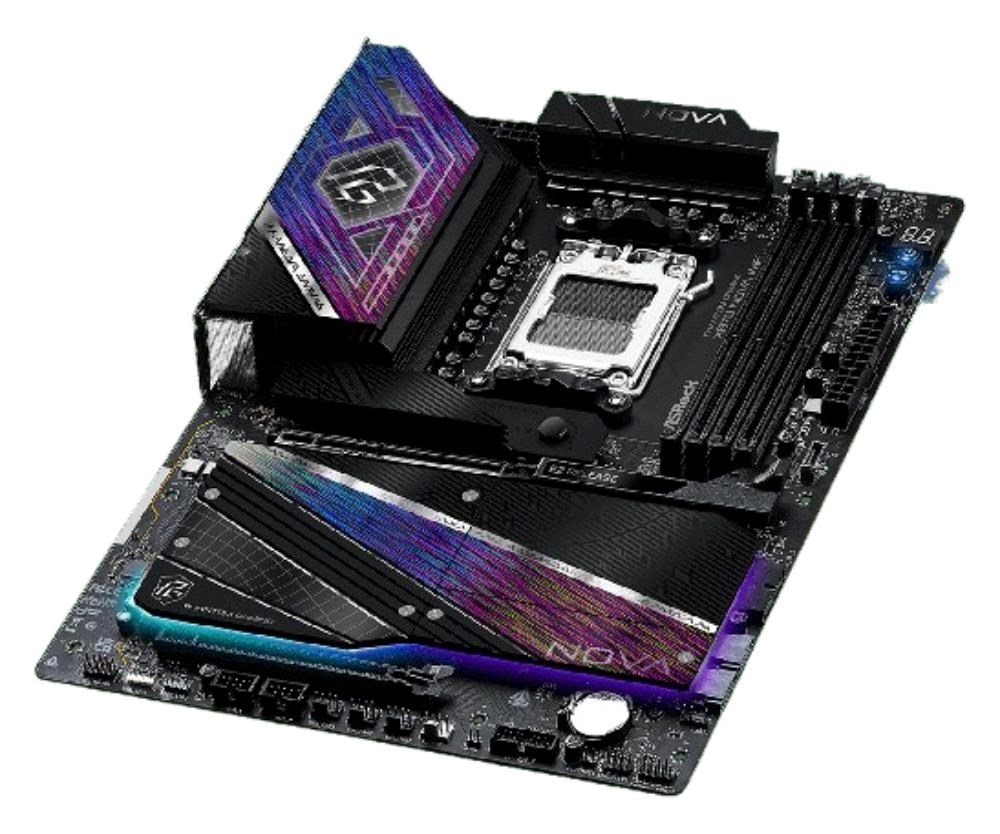 ASRock MB Sc AM5 X870 NOVA WIFI,  AMD X870,  4xDDR5,  1xHDMI,  2xUSB4,  WI-FI0 