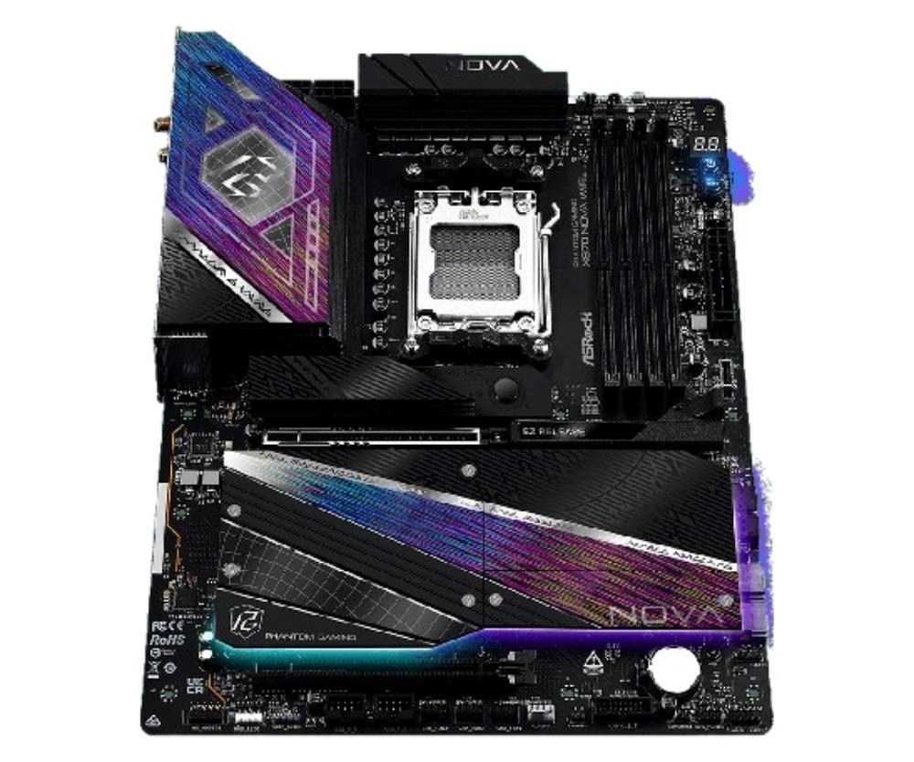 ASRock MB Sc AM5 X870 NOVA WIFI,  AMD X870,  4xDDR5,  1xHDMI,  2xUSB4,  WI-FI2 