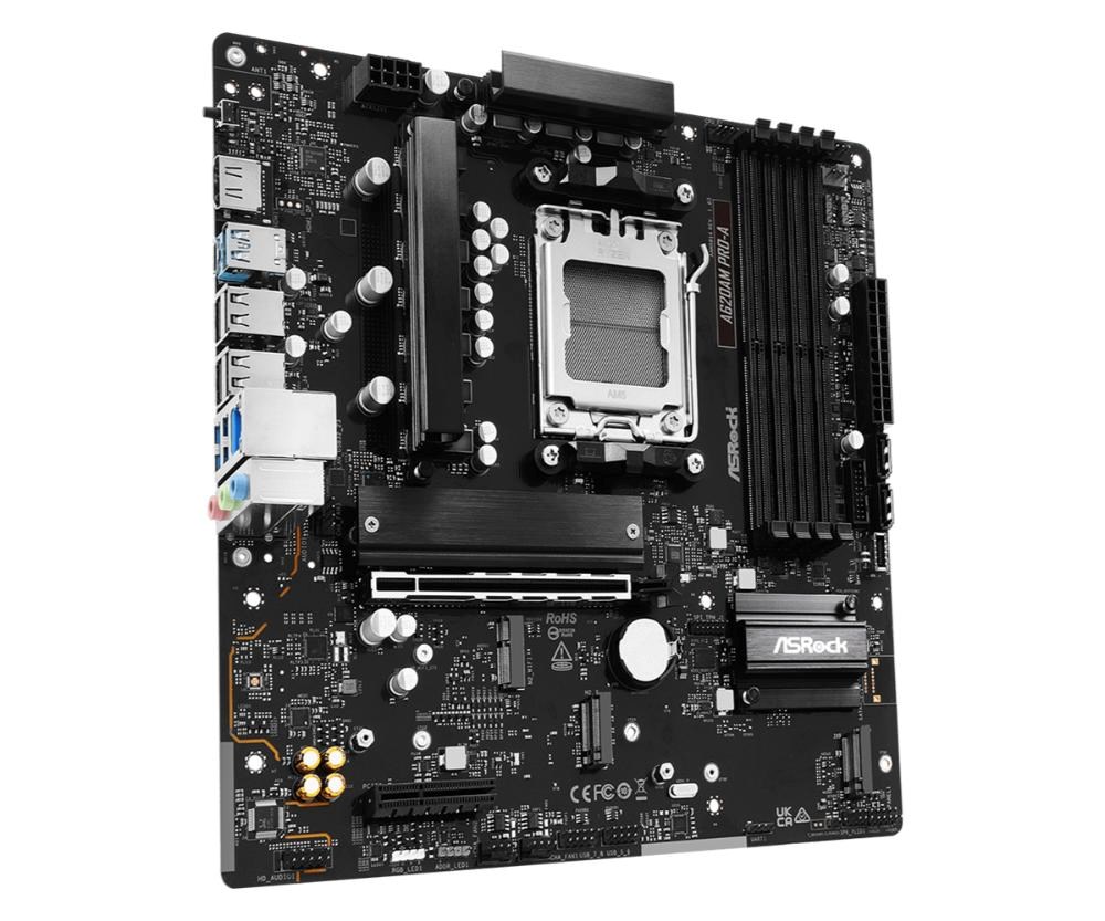 ASRock MB Sc AM5 A620AM PRO-A,  AMD A620A,  4xDDR5,  1xHDMI1 
