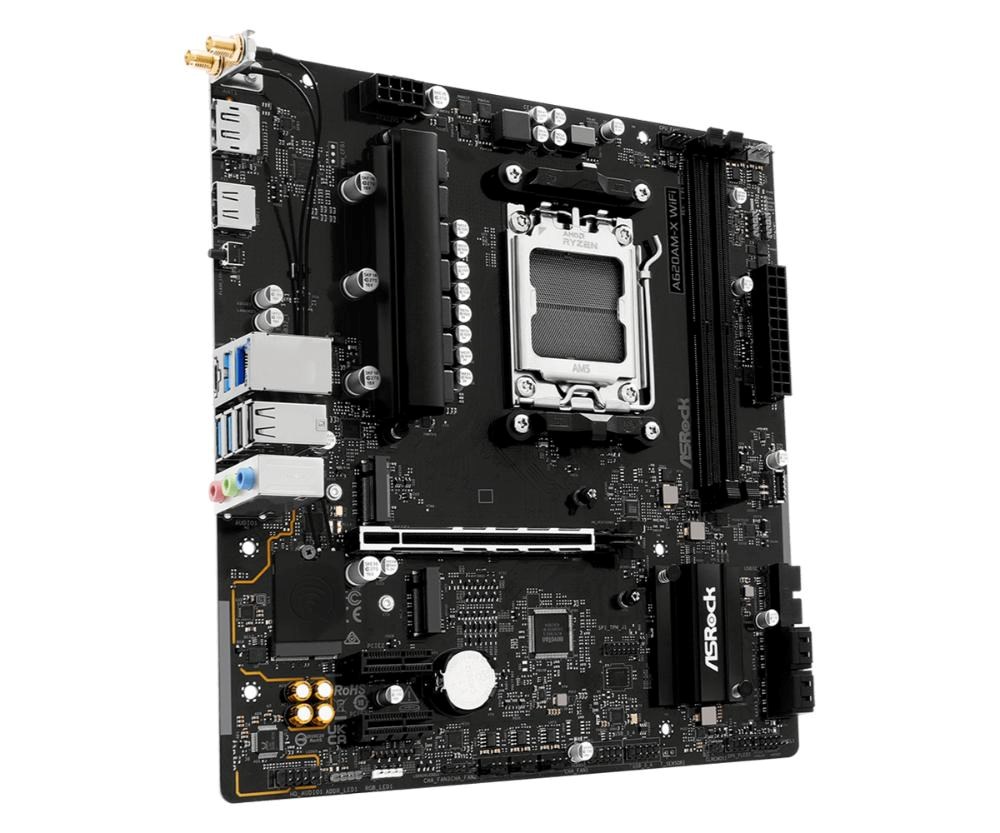 ASRock MB Sc AM5 A620AM-X WIFI,  AMD A620A,  2xDDR5,  1xHDMI,  1xDP,  WIFI3 