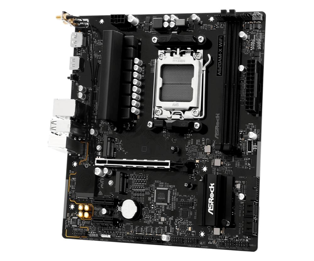 ASRock MB Sc AM5 A620AM-X WIFI,  AMD A620A,  2xDDR5,  1xHDMI,  1xDP,  WIFI1 
