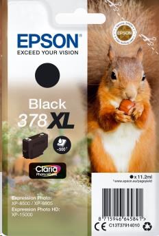 Epson Singlepack Black 378 XL Claria Photo HD Ink