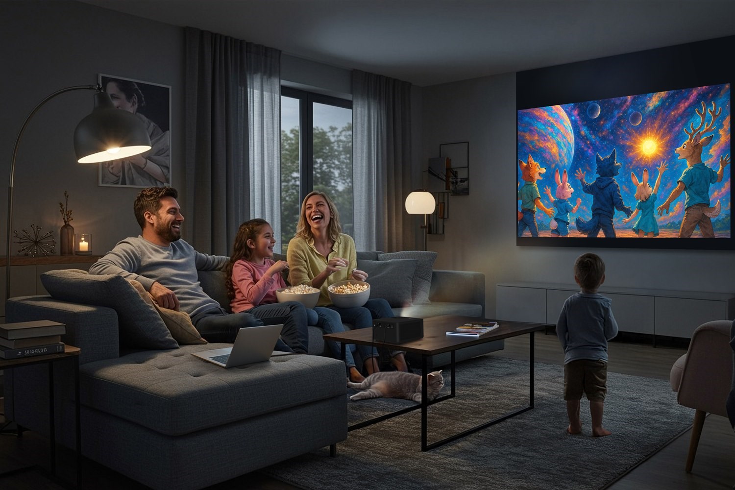 Optoma projektor Photon Life PH31 (DLP,  LED,  1080p,  1500  ANSI,  400:1,  HDMI,  USB,  repro 1x5W)2 