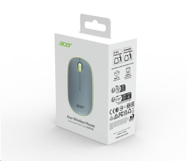 ACER myš Wireless Bubble Mouse, RF2.4G, 1600 dpi, blue3 
