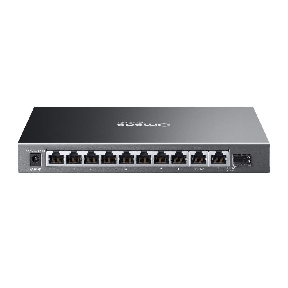 TP-Link OMADA switch ES210GP (9xGbE, 1xGbE/ SFPcombo, 8xPoE+, 63W,  fanless)1 