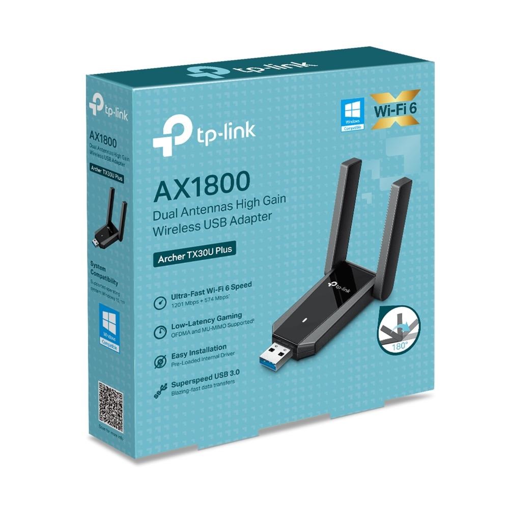 TP-Link Archer TX30U Plus WiFi6 USB adapter (AX1800, 2, 4GHz/ 5GHz, USB3.0)4 