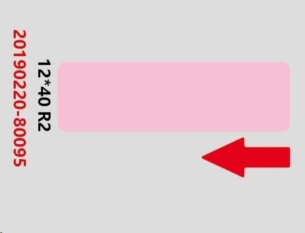Niimbot štítky RP 12x40mm 155ks Pink pro D11 a D1100 
