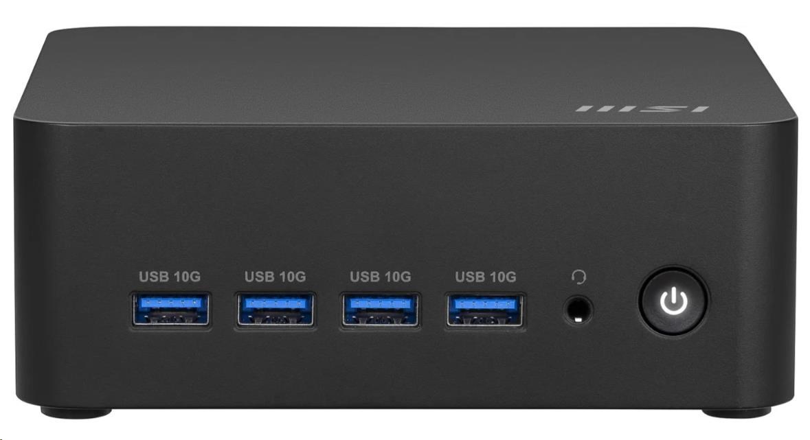 MSI PC Cubi Z AI 8M-006BEU,  R7 8845HS,  N/ A,  N/ A SSD,  N/ A,  No OS,  Black0 