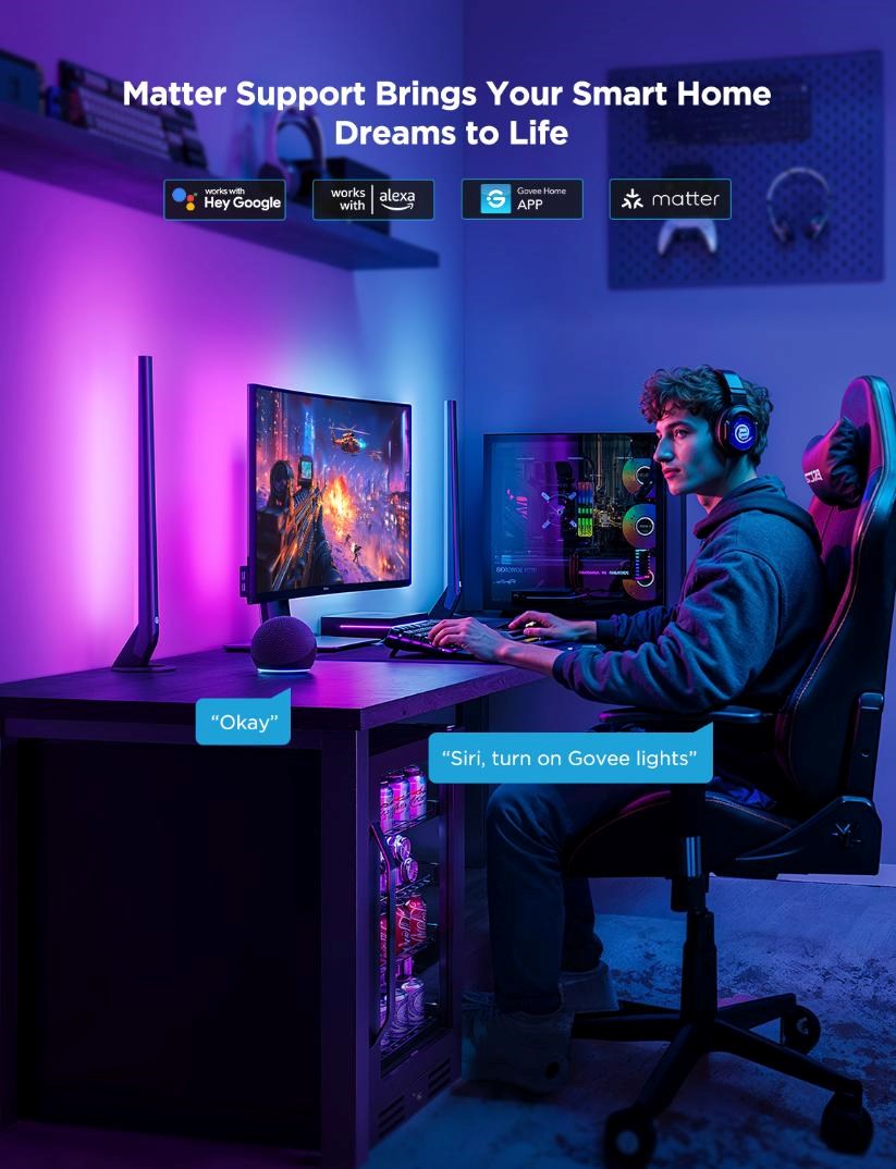 Govee AI Sync Box Kit 2 Smart sada PC osvětlení 27-34
