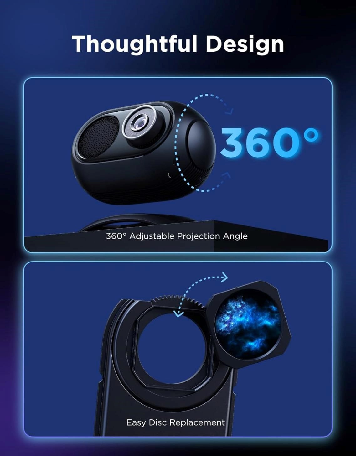 Govee Galaxy Light Projector 2 Pro Matter s reproduktorem1 