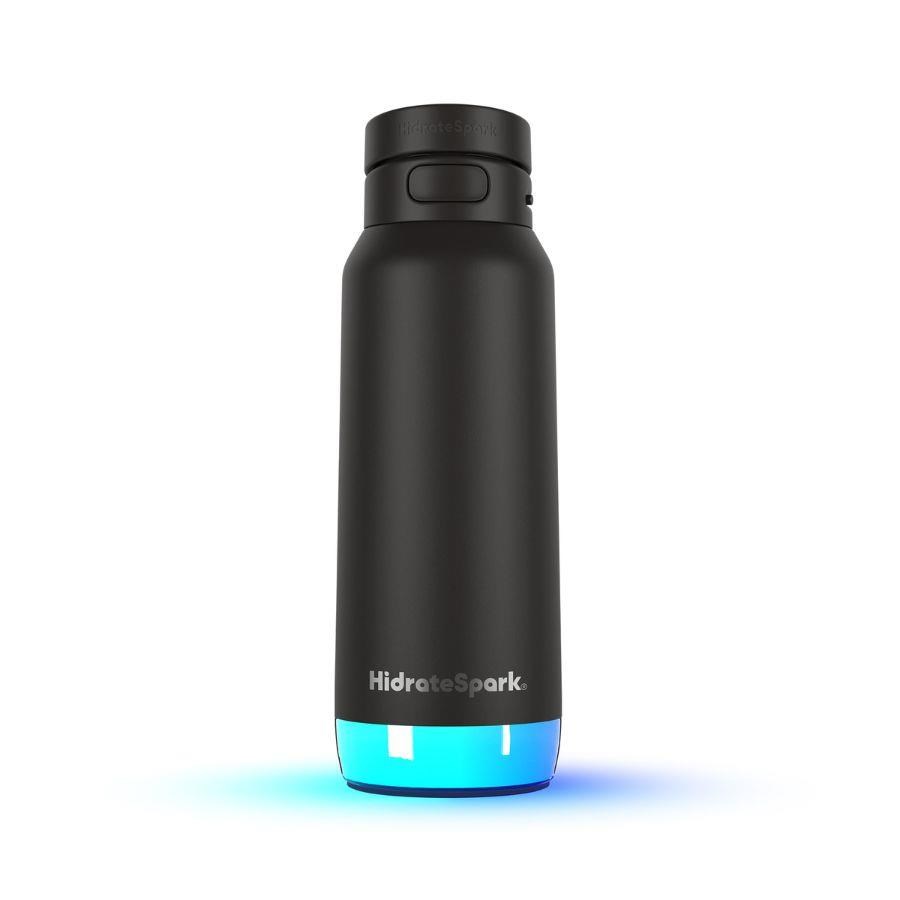 HidrateSpark PRO 2 chytrá lahev s brčkem,  950 ml,  černá0 