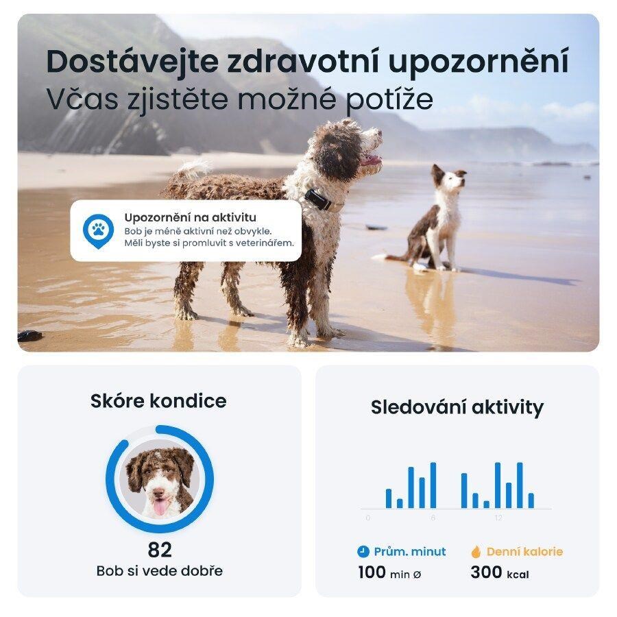 Tractive DOG 6 – GPS lokátor pro psy a monitor zdraví,  černý2 