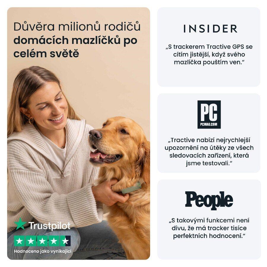 Tractive DOG 6 – GPS lokátor pro psy a monitor zdraví,  mátový8 
