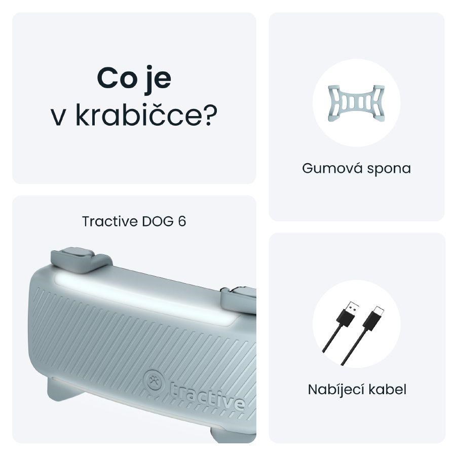 Tractive DOG 6 – GPS lokátor pro psy a monitor zdraví,  mátový7 