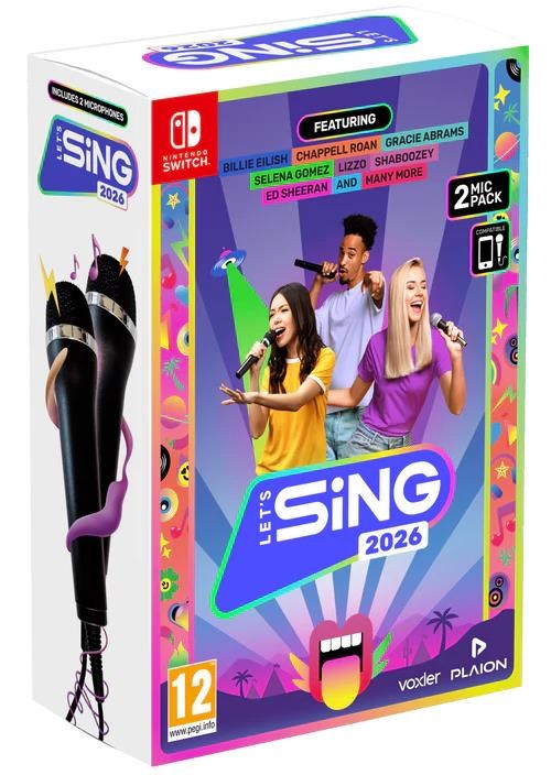 Switch hra Let’s Sing 2026 + 2 mikrofony0 