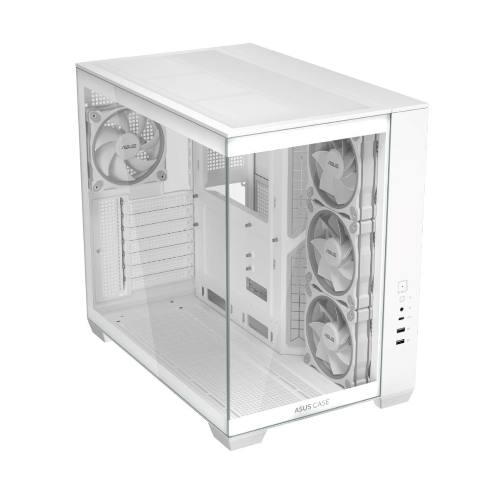ASUS Case A32 PLUS TG ARGB,  ATX,  Průhledná bočnice,  4x 120mm ARGB Fan,  Bílá2 
