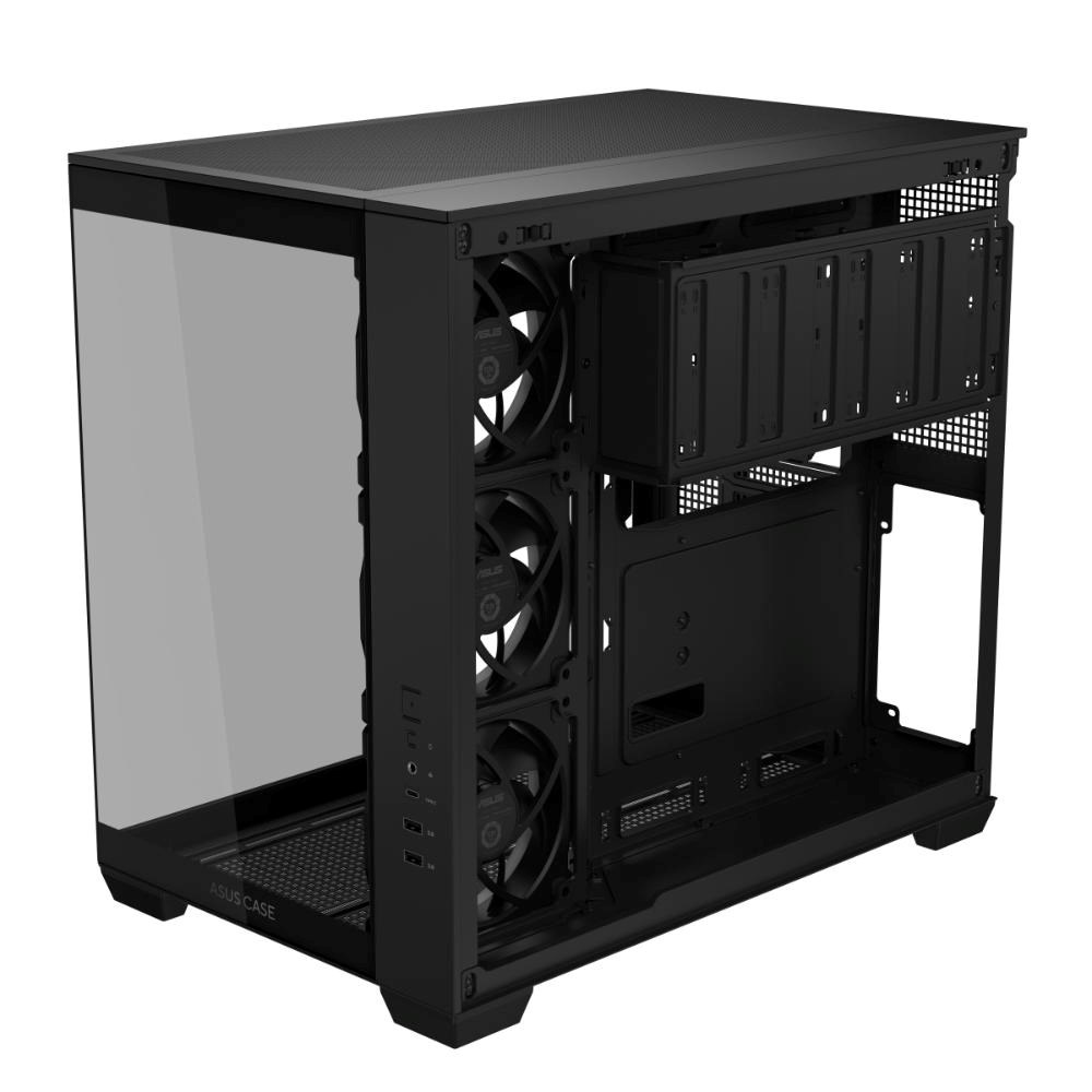 ASUS Case A32 PLUS TG ARGB,  ATX,  Průhledná bočnice,  4x 120mm ARGB Fan,  Černá9 
