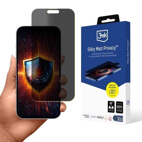3mk ochranná folie Silky Matt Privacy pro Apple iPhone 170 