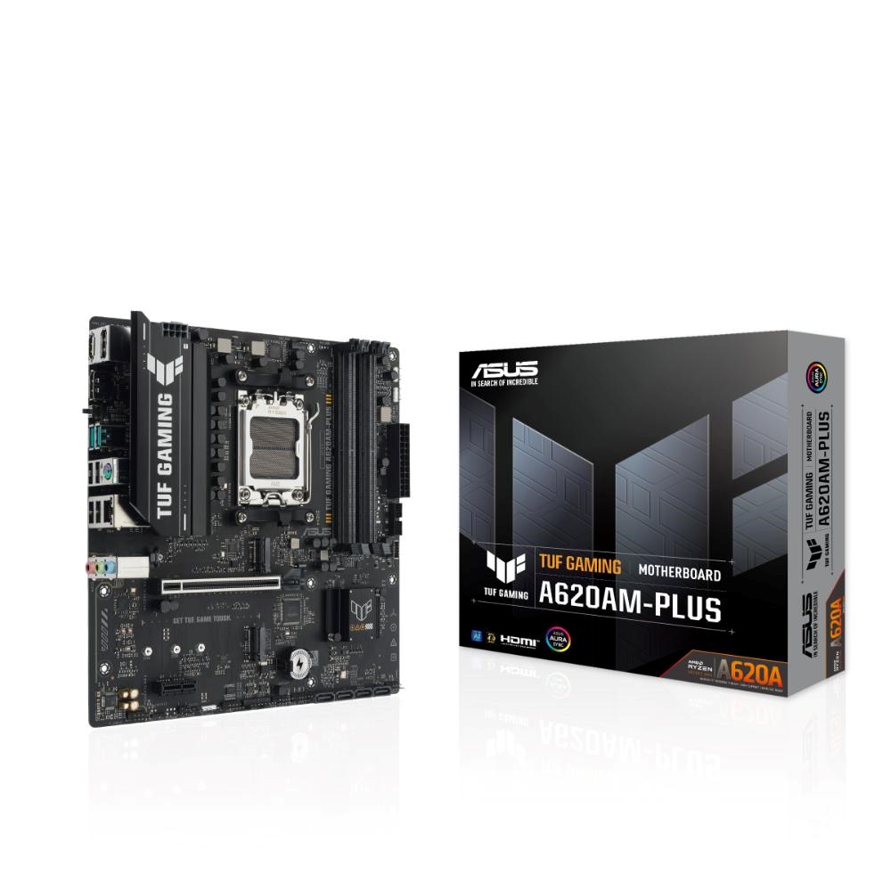 ASUS MB Sc AM5 TUF GAMING A620AM-PLUS,  4xDDR5,  2xDP,  1xHDMI,  mATX0 