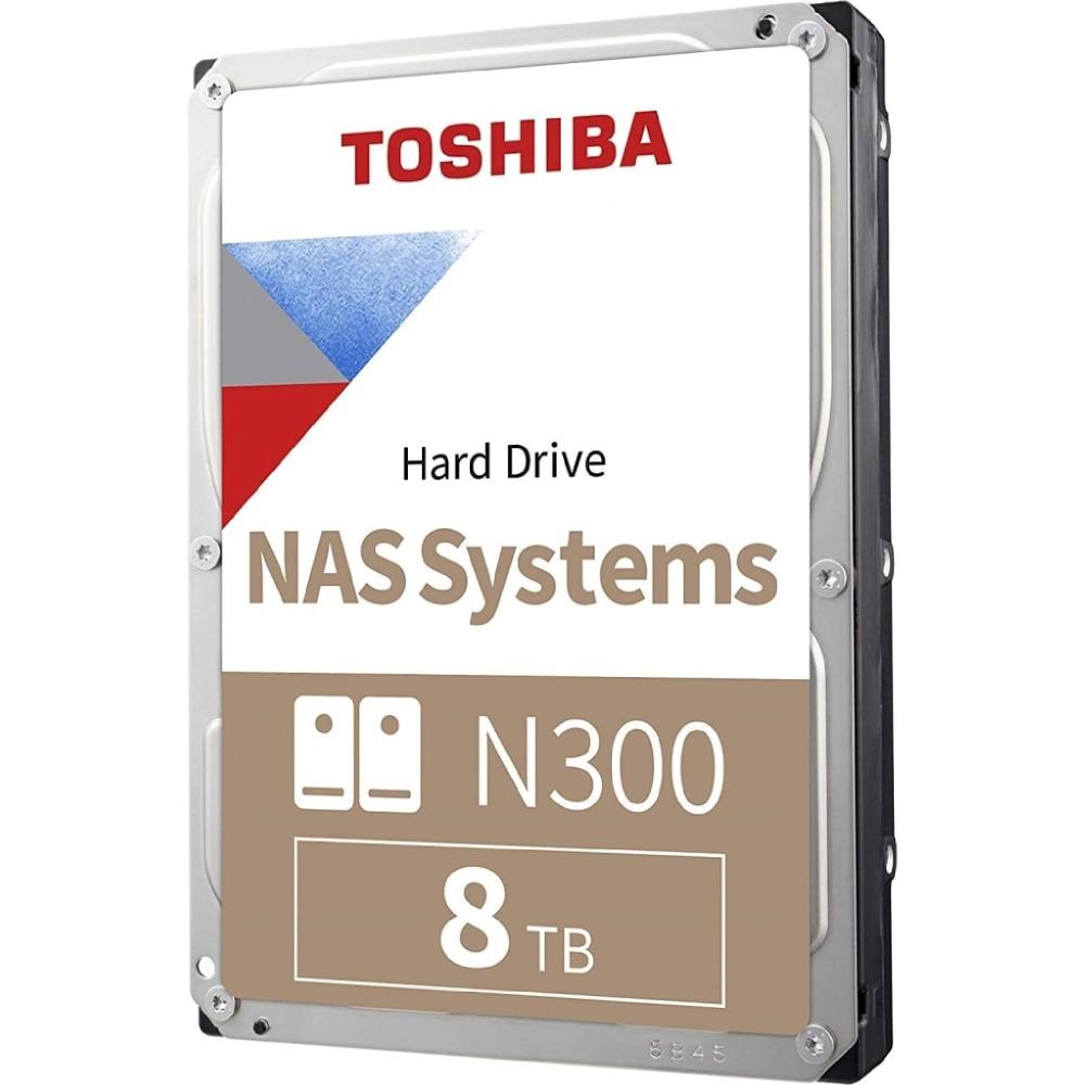 TOSHIBA HDD N300 NAS 8TB,  SATA III,  512MB cache,  BULK
