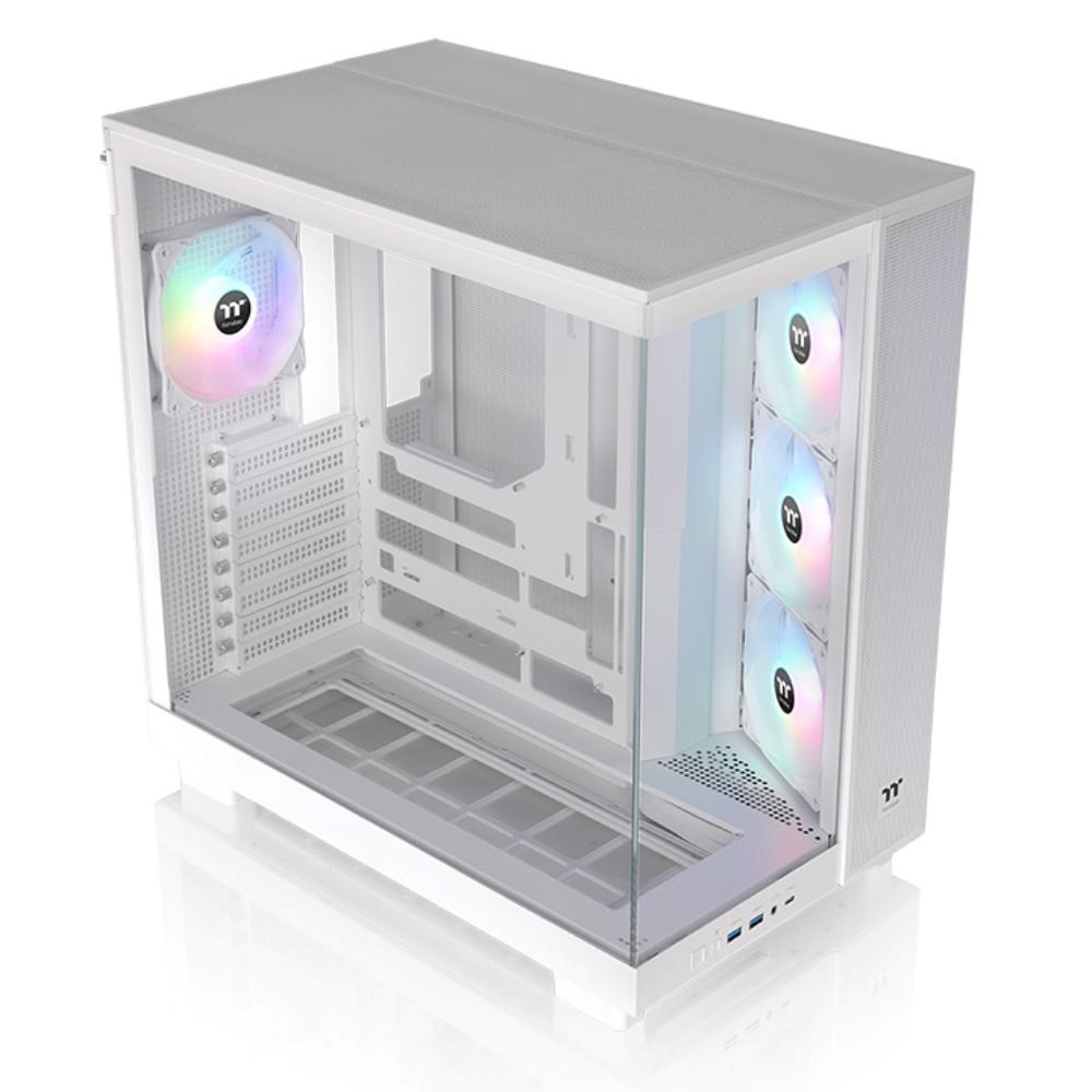 THERMALTAKE Case View 380 XL TG ARGB,  ATX,  Průhledná bočnice,  4x 120mm ARGB Fan,  bílá5 