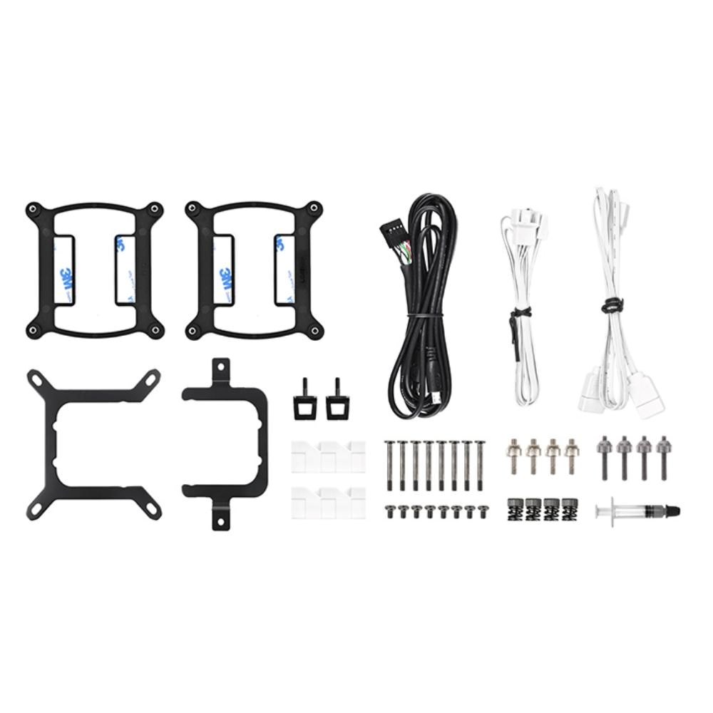THERMALTAKE Vodní chladič TH240 V2 Ultra ARGB,  2x120mm ARGB,  LGA1851,  AM5,  bílá6 