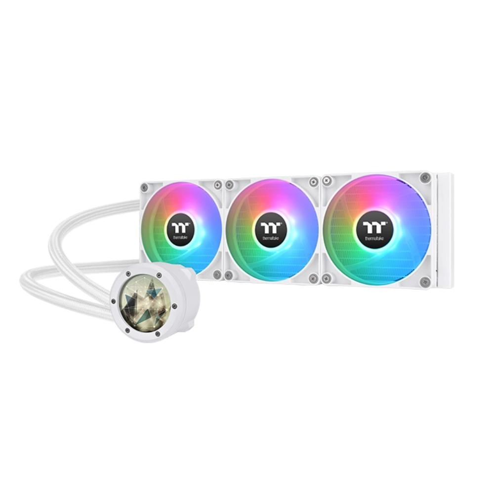 THERMALTAKE Vodní chladič TH360 V2 Ultra ARGB,  3x120mm ARGB,  LGA1851,  AM5,  bílá0 