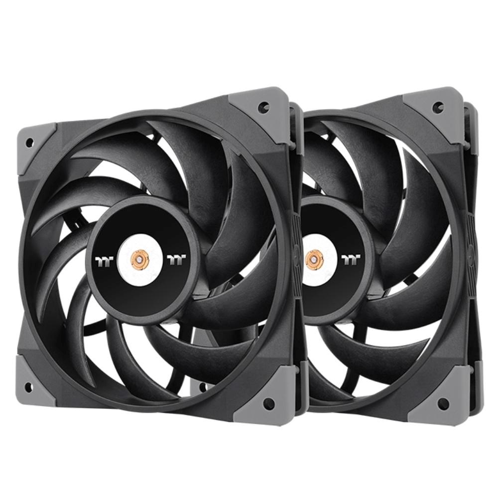 THERMALTAKE Ventilátor Toughfan 12 2-Pack,  2x120mm,  černá1 