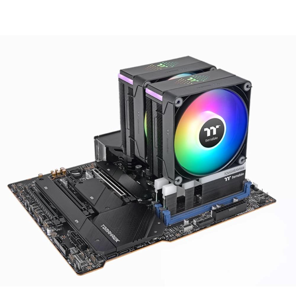 THERMALTAKE Chladič CPU Astria 600 ARGB,  2x120mm,  LGA1851,  AM5,  černá5 
