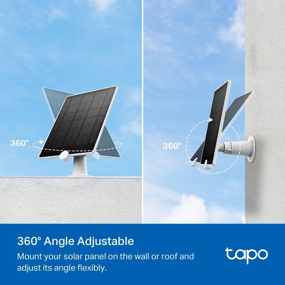 BAZAR - TP-Link Tapo A200 solární panel k Tapo C425,  Tapo C420,  Tapo DS205 - Rozbaleno (Komplet)3 