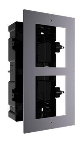 HIKVISION DS-KD-ACF2,  rámeček pro modulární interkom,  pro 2 moduly,  zápustná montáž0 