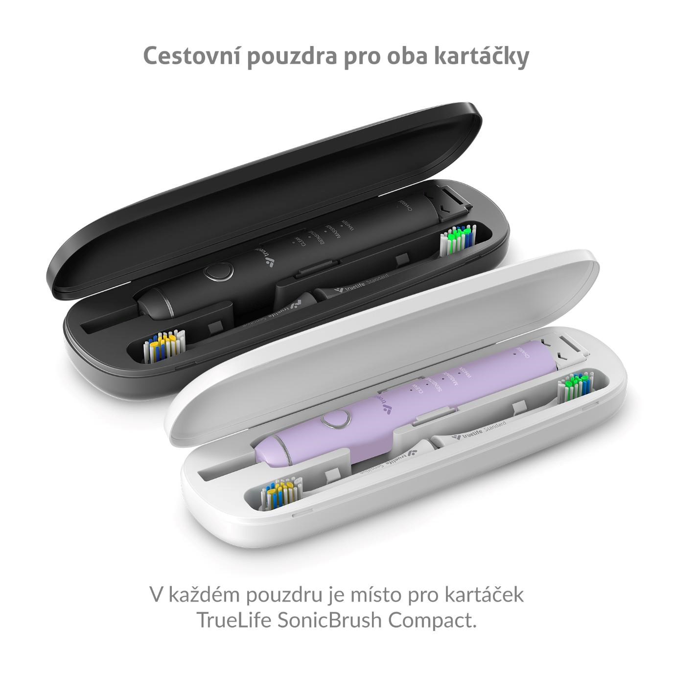 TrueLife SonicBrush Compact Duo Black / Lavender6 