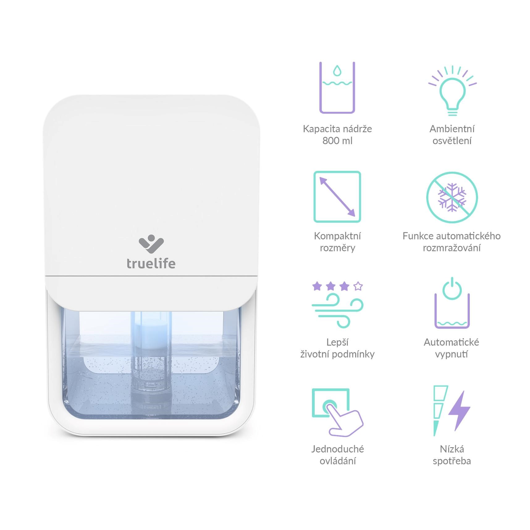 TrueLife AIR Dehumidifier DH3 White - odvlhčovač vzduchu6 