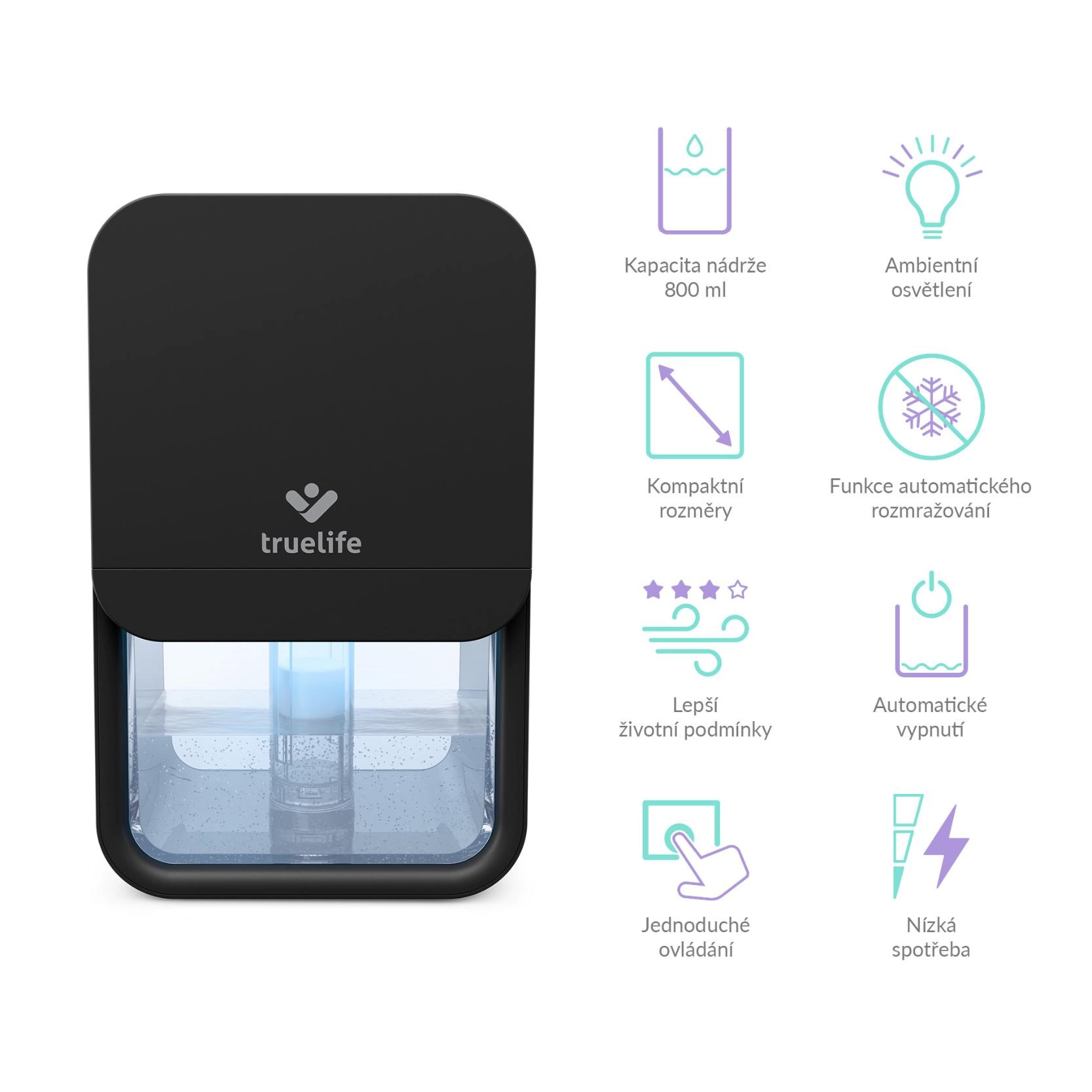 TrueLife AIR Dehumidifier DH3 Black - odvlhčovač vzduchu1 