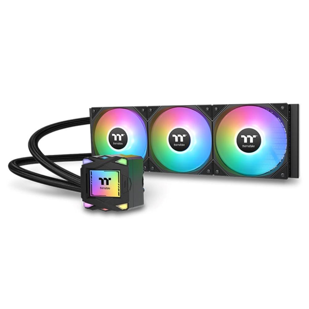 THERMALTAKE Vodní chladič LA360 ARGB,  3x120mm ARGB,  LGA1851,  AM5,  černá0 