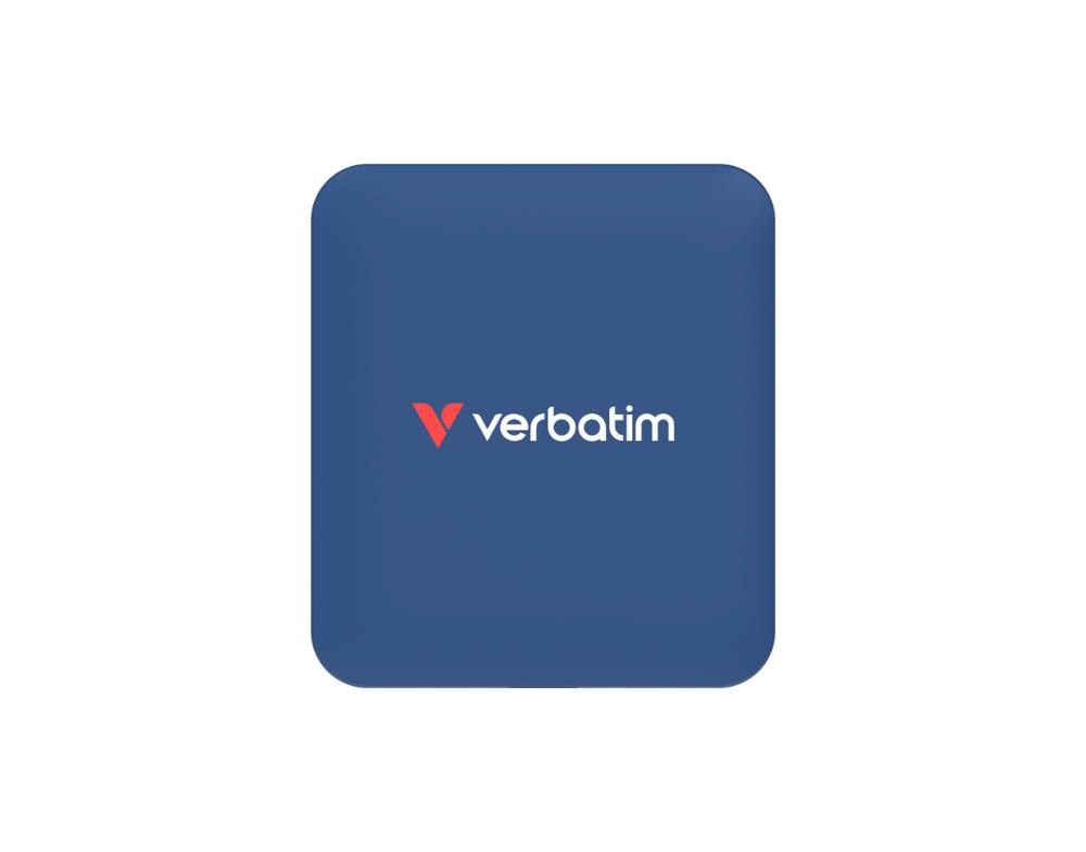 VERBATIM externí SSD SnapBack Magnetic 2TB,  USB 3.2 Gen 2x2,  (R:2000/  W:1800MB/ s),  modrá2 