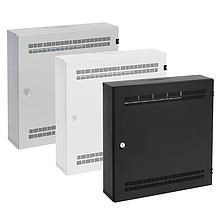 Solarix rozvaděč SOHO LC-18 s lištami 2U,  4U a 11U,  550x550x150mm černá RAL9005 LC-18-55-15-B1 