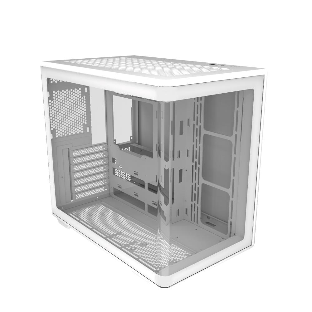 Cooler Master case Elite 600,  ATX,  Průhledná bočnice,  4x 120mm Fan,  Bílá0 