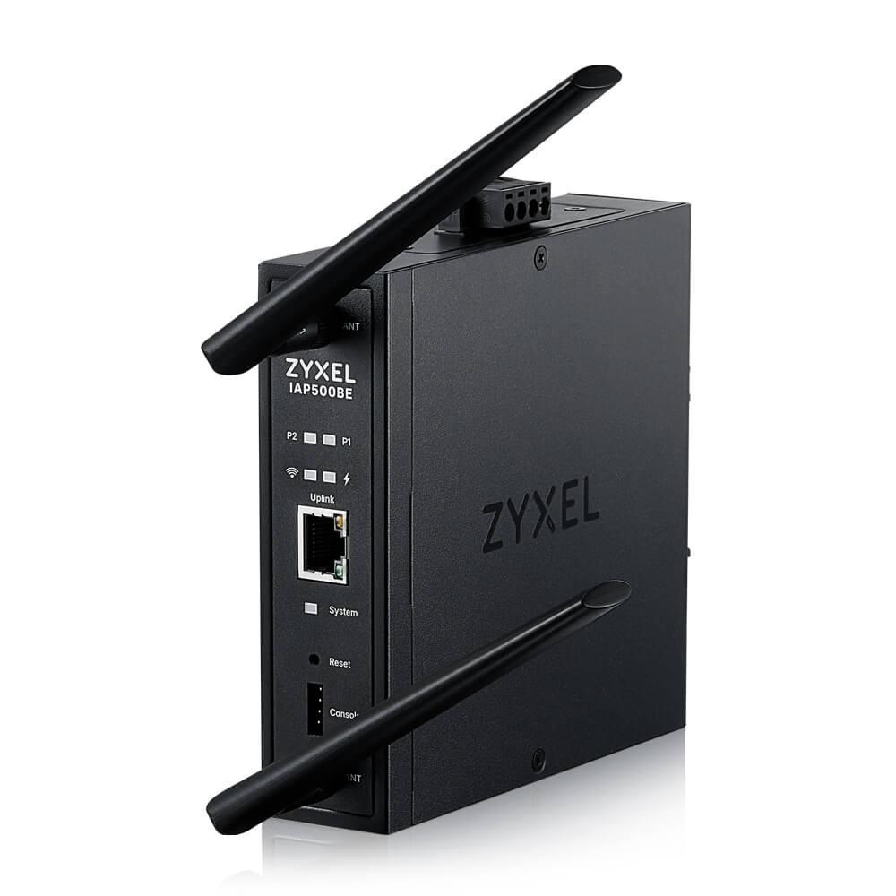Zyxel IAP500BE, BE5000, Dual Radio 2x2 MU-MIMO, PoE+ (802.3at), DIN Rail Mounted Standalone/ Nebula
