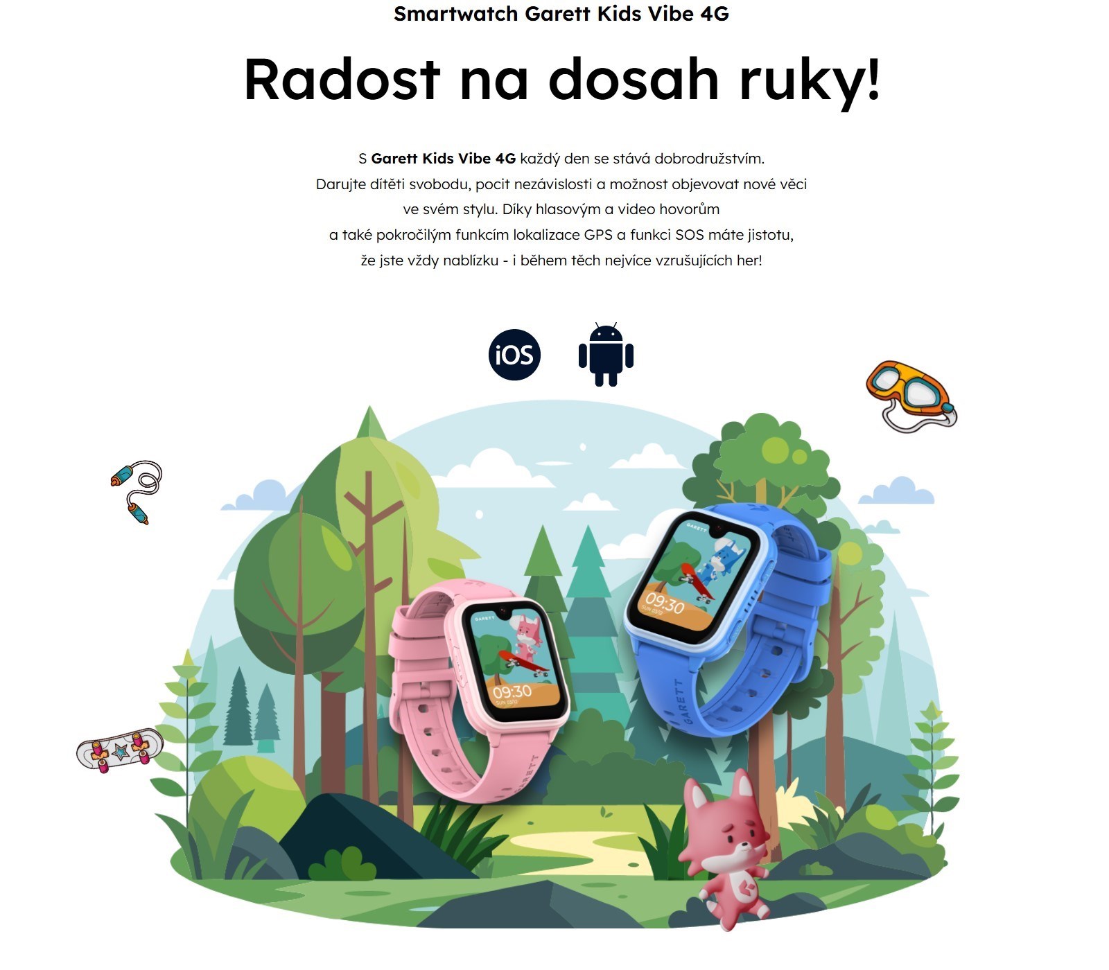 Garett Smartwatch Kids Vibe AI 4G Blue7 