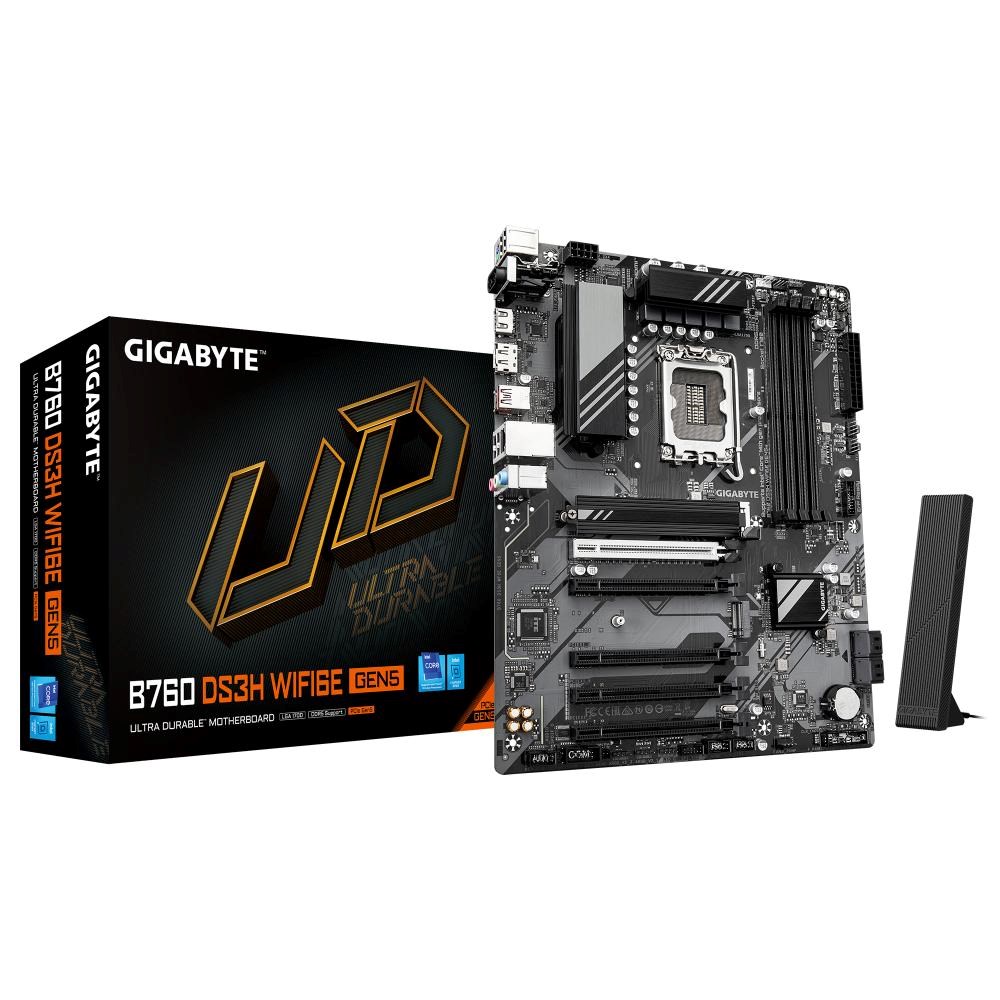 GIGABYTE B760 DS3H WIFI6E GEN5/ LGA 1700/ ATX