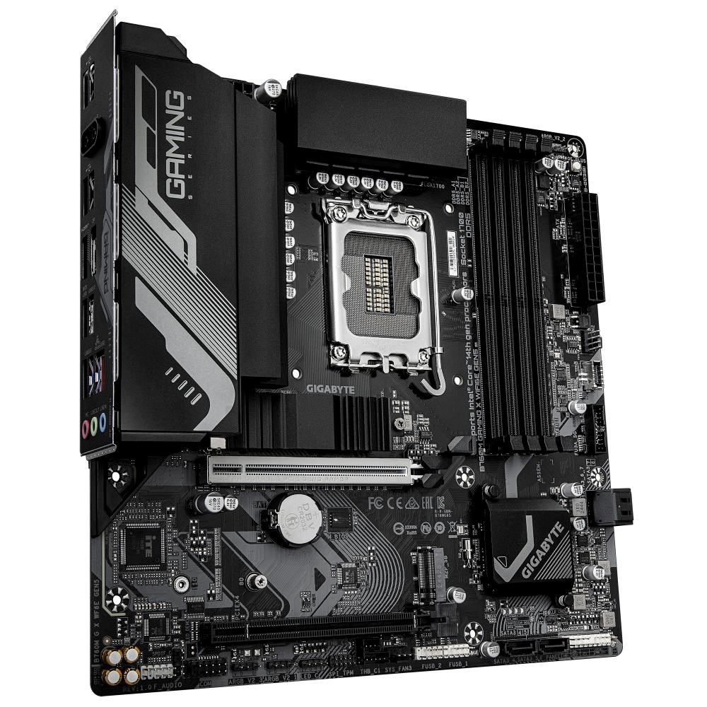 GIGABYTE MB Sc LGA1700 B760M GAMING X WIFI6E GEN5,  Intel B760,  4xDDR5,  1xDP,  1xHDMI,  WiFi,  mATX2 