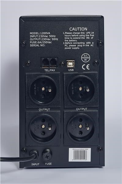 EUROCASE UPS EA200LED 2000VA line interactive1 