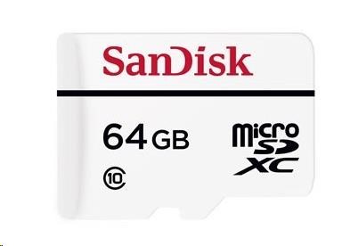 SanDisk MicroSDXC 64 GB video karta s vysokou odolnosťou (20 MB/s triedy 10)0 
