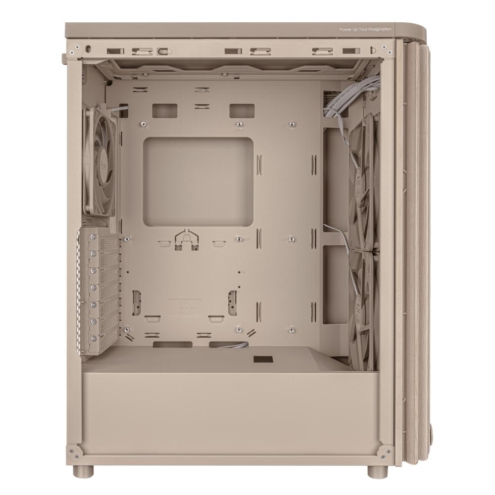 ASUS case PROART PA401 WOOD MESH PWM,  ATX,  2x 160mm Fan,  1x 120mm Fan,  Fan Hub,  beige (béžová)5 