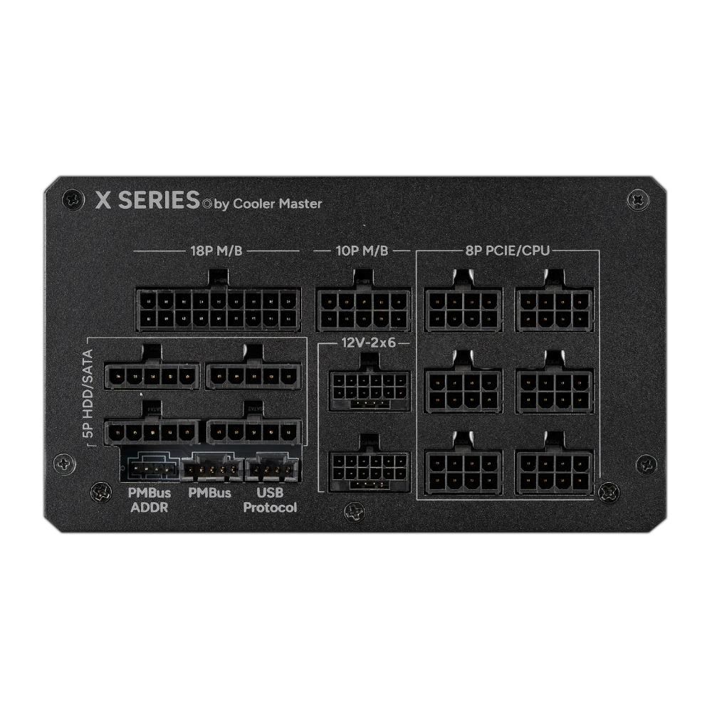 Cooler Master zdroj X Mighty 2000W,  120 mm,  Plně modulární,  80 Plus Platinum,  ATX 3.11 