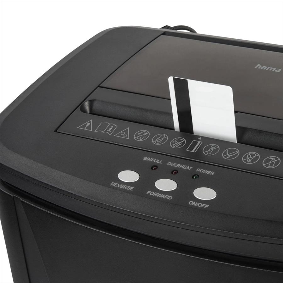 Hama Safe Auto M1200, skartovačka, micro rez, automat. podávač, 120 listov, bezp. úroveň P4 T4 E34 