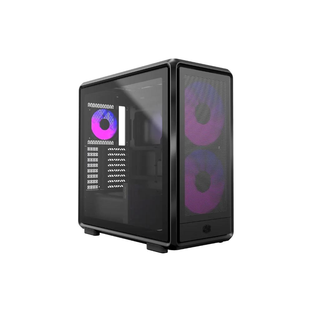 Cooler Master case MasterFrame 600 Mesh Black ARGB,  Průhledná bočnice,  ATX,  2x 200mm ARGB Fan,  1x 120mm ARGB Fan,  Černá6 