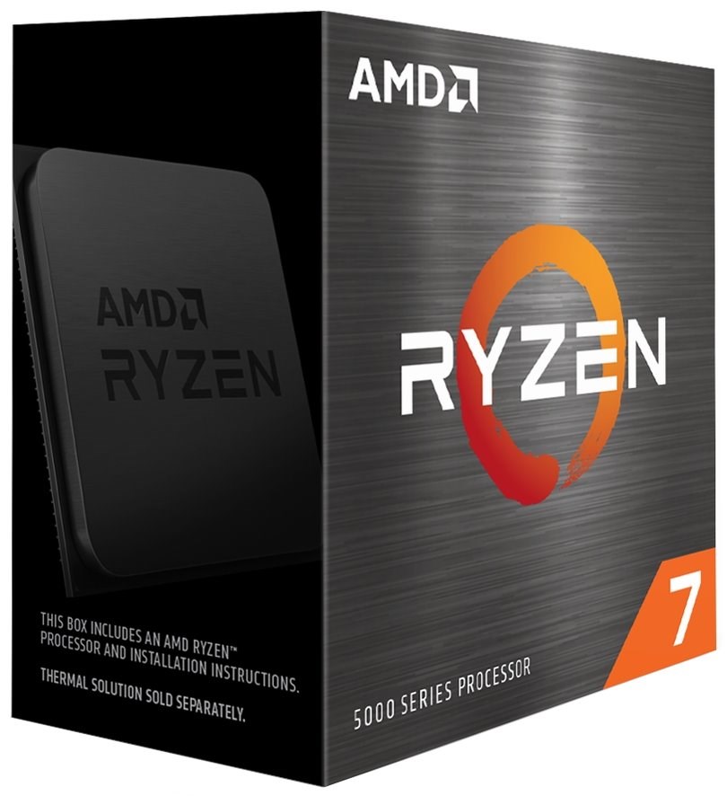 CPU AMD RYZEN 7 5700,  8-core,  až 4.6GHz,  20MB cache,  65W,  socket AM4,  BOX0 