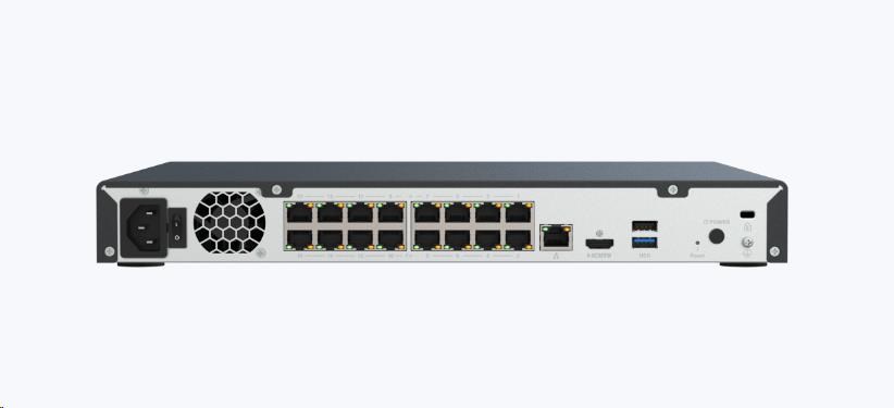 QNAP TVR-AI200-16CH-16P (4C/ Cortex-A55/ 2GHz/ 4GBRAM/ 2xSATA/ 1xHDMI/ / 16xGbE/ 16xPoE+/ 130W/ 2xUSB2.0/ 1xUSB3.2)1 